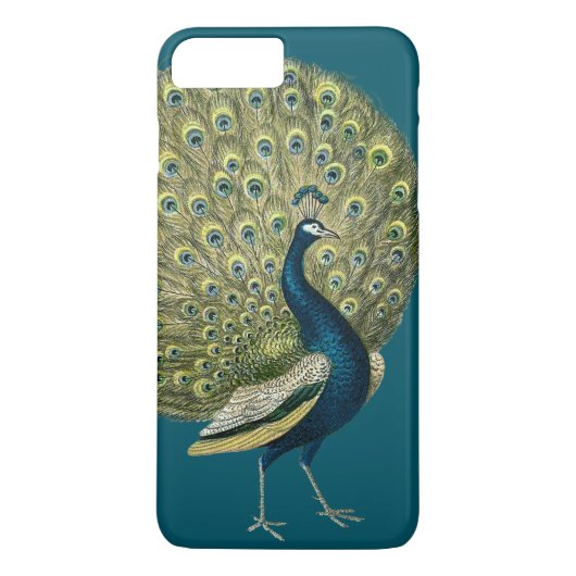 Coques Case-Mate iPhone Paon vintage (Dos)