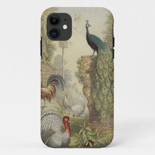 Coque Case-Mate Pour iPhone Paon vintage élégant et d'autres oiseaux