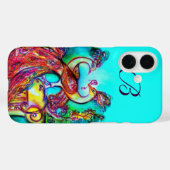 COQUES Case-Mate iPhone PAONS AMOUREUX MONOGRAMME (Verso (horizontal))