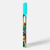 Coques Case-Mate iPhone PAONS AMOUREUX Rouge Bleu Turquoise Bleu-vert (Verso / Droite)