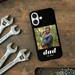 Coques iPhone 16 Papa a créé la fête des pères photo