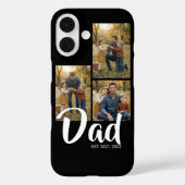 Coques Case-Mate iPhone Papa a établi un script moderne noir 3 Photo (Verso)