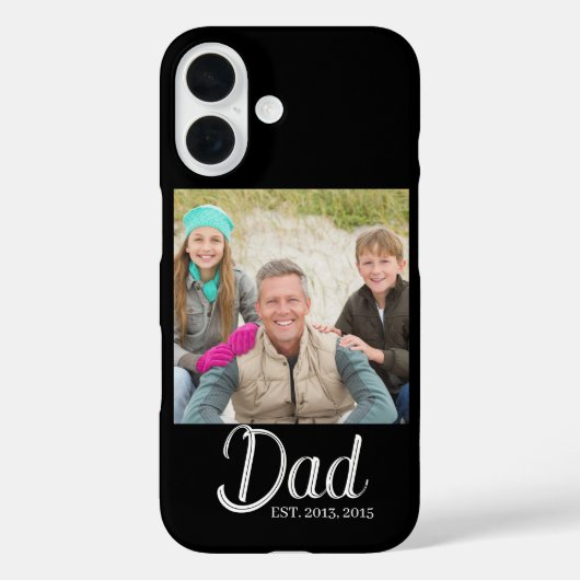 Coques Case-Mate iPhone Papa a fondé la photo (Verso)