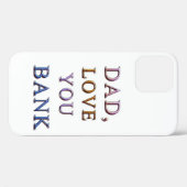 COQUES Case-Mate iPhone PAPA, AIME-TOI BANQUE 1 (Verso (horizontal))