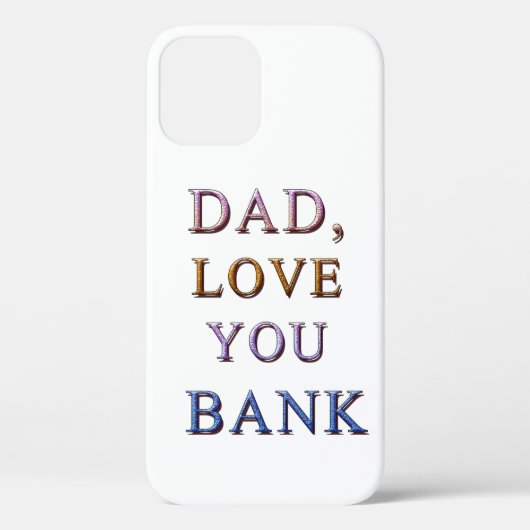 COQUES Case-Mate iPhone PAPA, AIME-TOI BANQUE 1 (Verso)