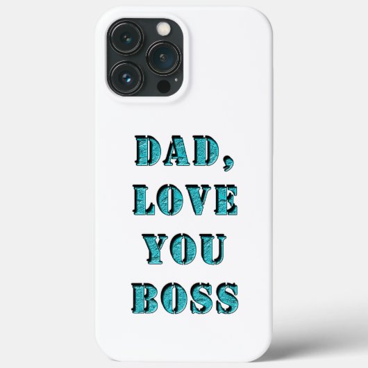 COQUES Case-Mate iPhone PAPA, AIME-TOI BOSS 2 (Verso)