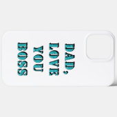 COQUES Case-Mate iPhone PAPA, AIME-TOI BOSS 2 (Verso (horizontal))