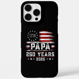 Coques iPhone 16 Pro Max Papa américain drapeau 250 ans 4 juillet Gran