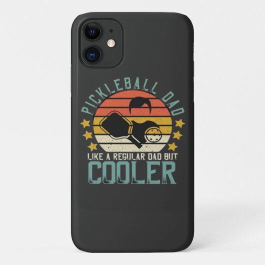 Coques Case-Mate iPhone Papa de pickleball comme un papa normal mais plus (Dos)