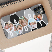 Papa ou 5 lettres Nom Honeycomb Photo Collage