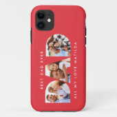 Coques Case-Mate iPhone Papa photo typographie moderne cadeau enfant (Dos)