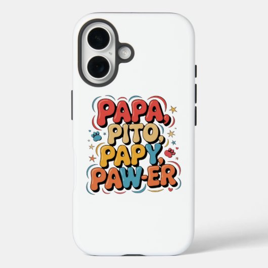 Coques Case-Mate iPhone Papa Pito Pappy Pawer (Verso)
