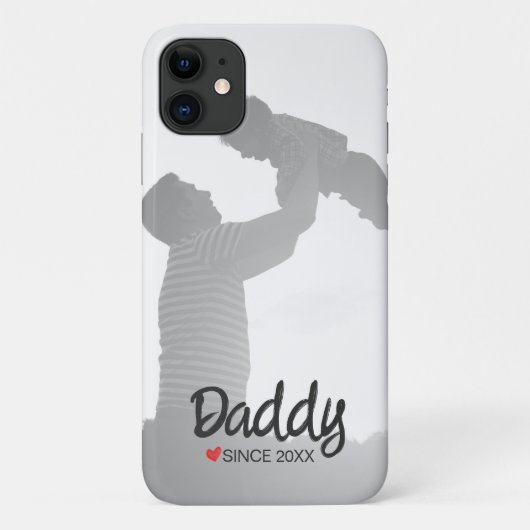 Coques Case-Mate iPhone Papa, première fête des pères, premier père heureu (Dos)