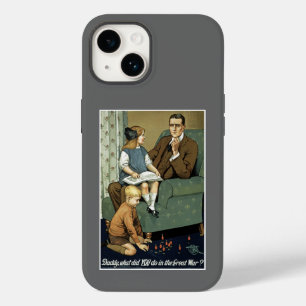 Coque Pour iPhone 14 Papa, qu'as-tu fait pendant la Grande Guerre ? Cas