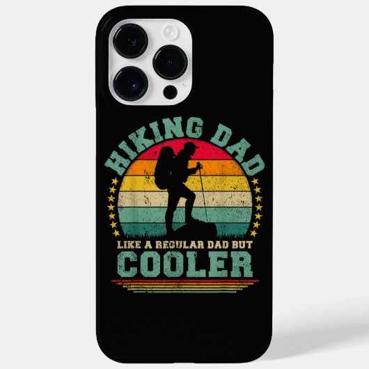 Coques Case-Mate iPhone Papa randonnée drôle comme un papa normal randonné (Verso)