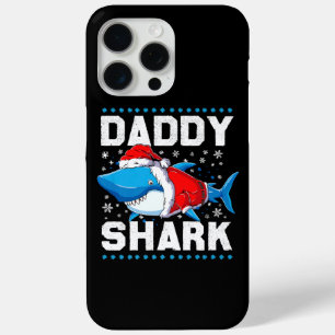 Coque iPhone 15 Pro Max Papa Requin Santa Fête des Pères