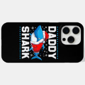 Coques Case-Mate iPhone Papa Requin Santa Fête des Pères (Verso (horizontal))