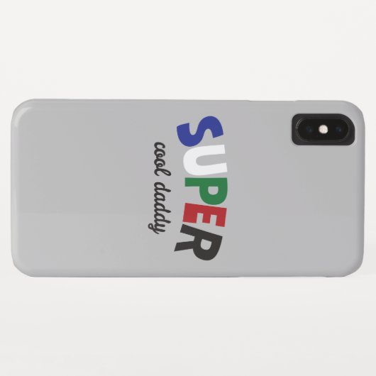 Coques Case-Mate iPhone Papa super cool (Dos (Horizontal))