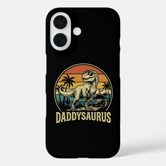 Coques Case-Mate iPhone Papa Trex Dinosaure Papasaurus Rétro Fête des Père (Verso)