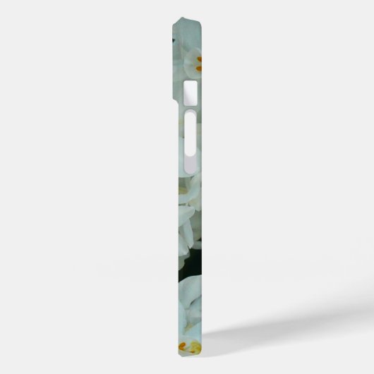 Coques Case-Mate iPhone Paperwhite Narcissus Fleurs blanches délicates (Verso / Gauche)