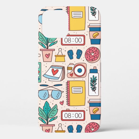Coques Case-Mate iPhone Papeterie de bureau. Motif, texture, dos (Verso)