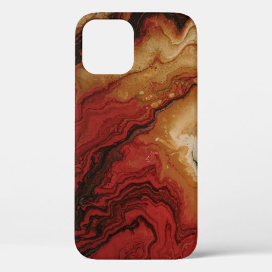 COQUES Case-Mate iPhone PAPIER ABSTRAIT ROUGE ET GRIS (Verso)