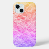 Coques Case-Mate iPhone Papier arc-en-ciel recouvert (Verso)