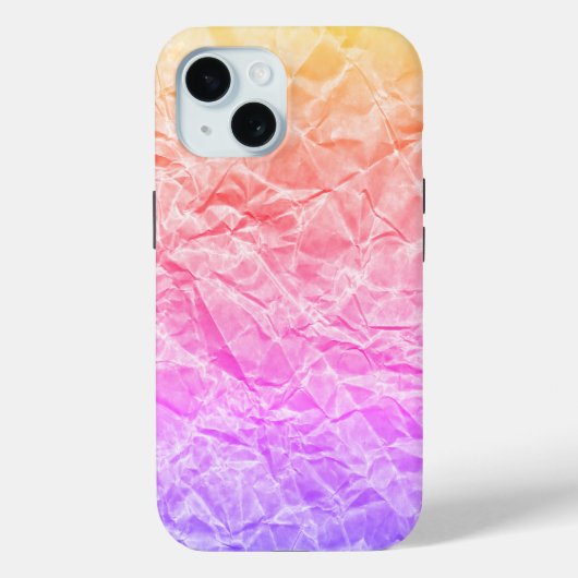 Coques Case-Mate iPhone Papier arc-en-ciel recouvert (Verso)