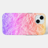 Coques Case-Mate iPhone Papier arc-en-ciel recouvert (Verso (horizontal))