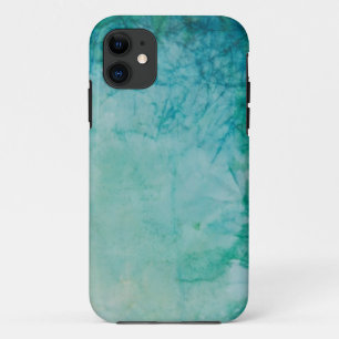 Coques Pour iPhone Papier avec l'abrégé sur bleu, vert, et noir