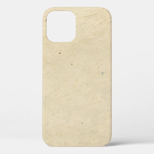 Coques Case-Mate iPhone Papier blanc gris fait main (Verso)