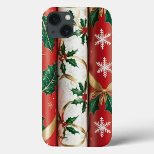 Case-Mate iPhone Case Papier cadeau de Noël Vintage