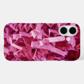 Coques Case-Mate iPhone Papier ciselé rose Photographie Abstraite (Verso (horizontal))
