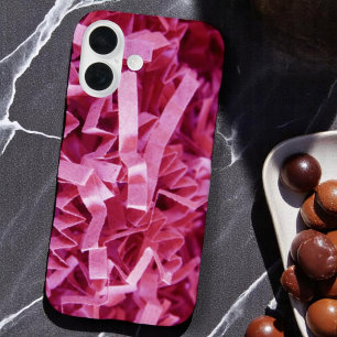 Coques iPhone 16 Papier ciselé rose Photographie Abstraite