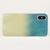Coques Case-Mate iPhone Papier d'aquarelle de texture de fond (Dos (Horizontal))