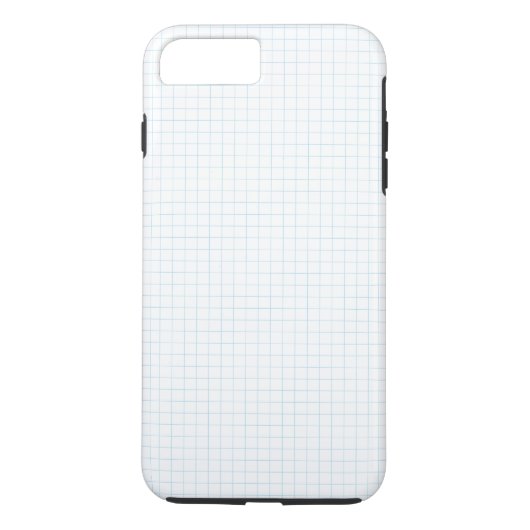 Coques Case-Mate iPhone Papier de graphique bleu et blanc (Dos)
