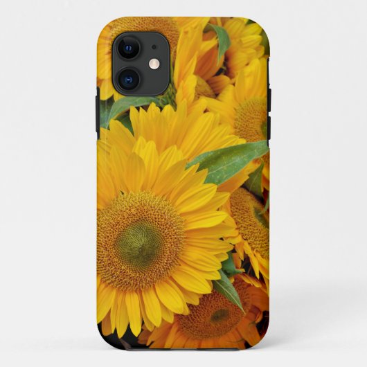 Coques Case-Mate iPhone Papier de tournesol jaune (Dos)