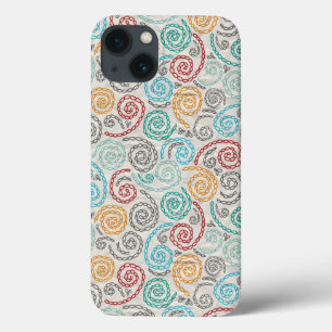 Coques Pour iPhone Papier fripé par fantaisie de broderie