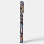 Coques Case-Mate iPhone Papier marbré en pierre bleue (Verso / Droite)