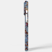 Coques Case-Mate iPhone Papier marbré en pierre bleue (Verso / Gauche)