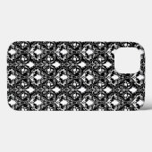 Coques Case-Mate iPhone Papier peint à défilement antique (Verso (horizontal))