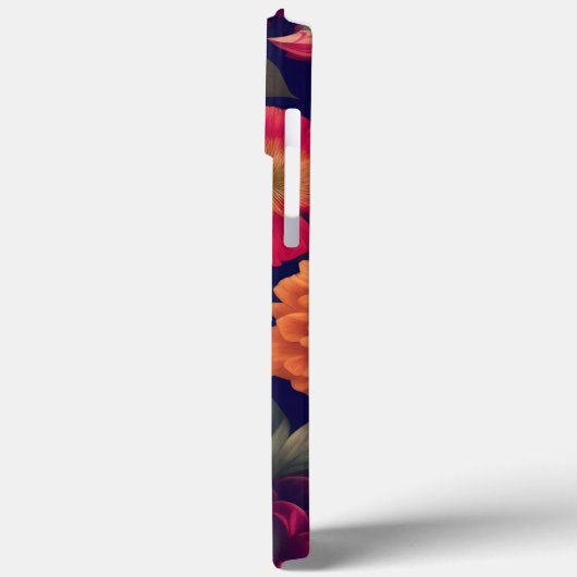 Coques Case-Mate iPhone Papier peint à motifs floraux (Verso / Gauche)