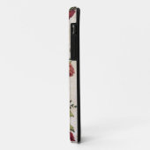 Coques Case-Mate iPhone Papier peint antique de rose rouge (Dos/Gauche)