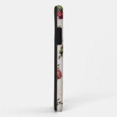 Coques Case-Mate iPhone Papier peint antique de rose rouge (Dos/Droite)