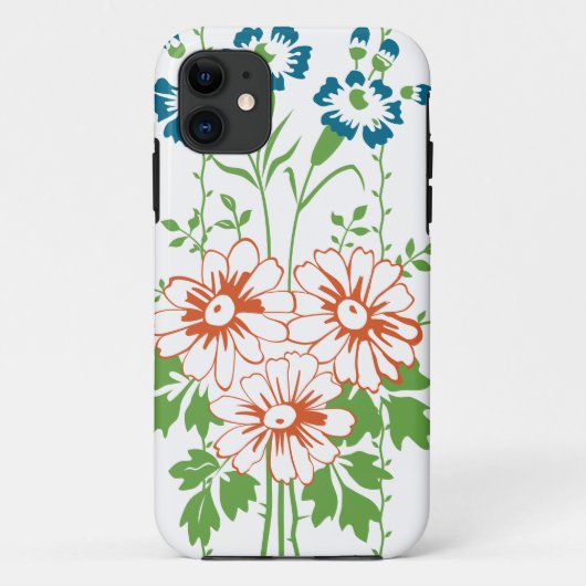 Coques Case-Mate iPhone Papier peint baroque Bouquet de fleurs... (Dos)