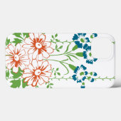 Coques Case-Mate iPhone Papier peint baroque bouquet de fleurs (Verso (horizontal))