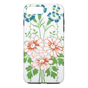 Coque iPhone 7 Plus Papier peint baroque Bouquet de fleurs...