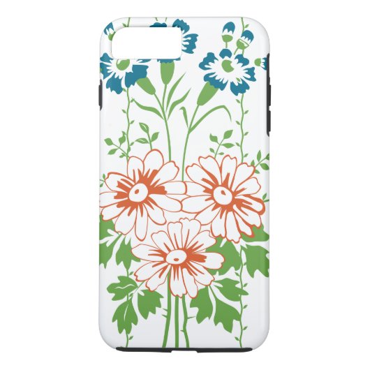Coques Case-Mate iPhone Papier peint baroque Bouquet de fleurs... (Dos)