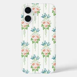 Coques iPhone 16 Papier peint baroque Bouquet de fleurs...