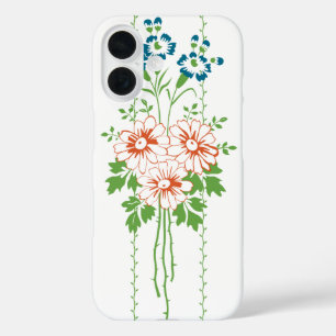 Coques iPhone 16 Papier peint baroque Bouquet de fleurs...